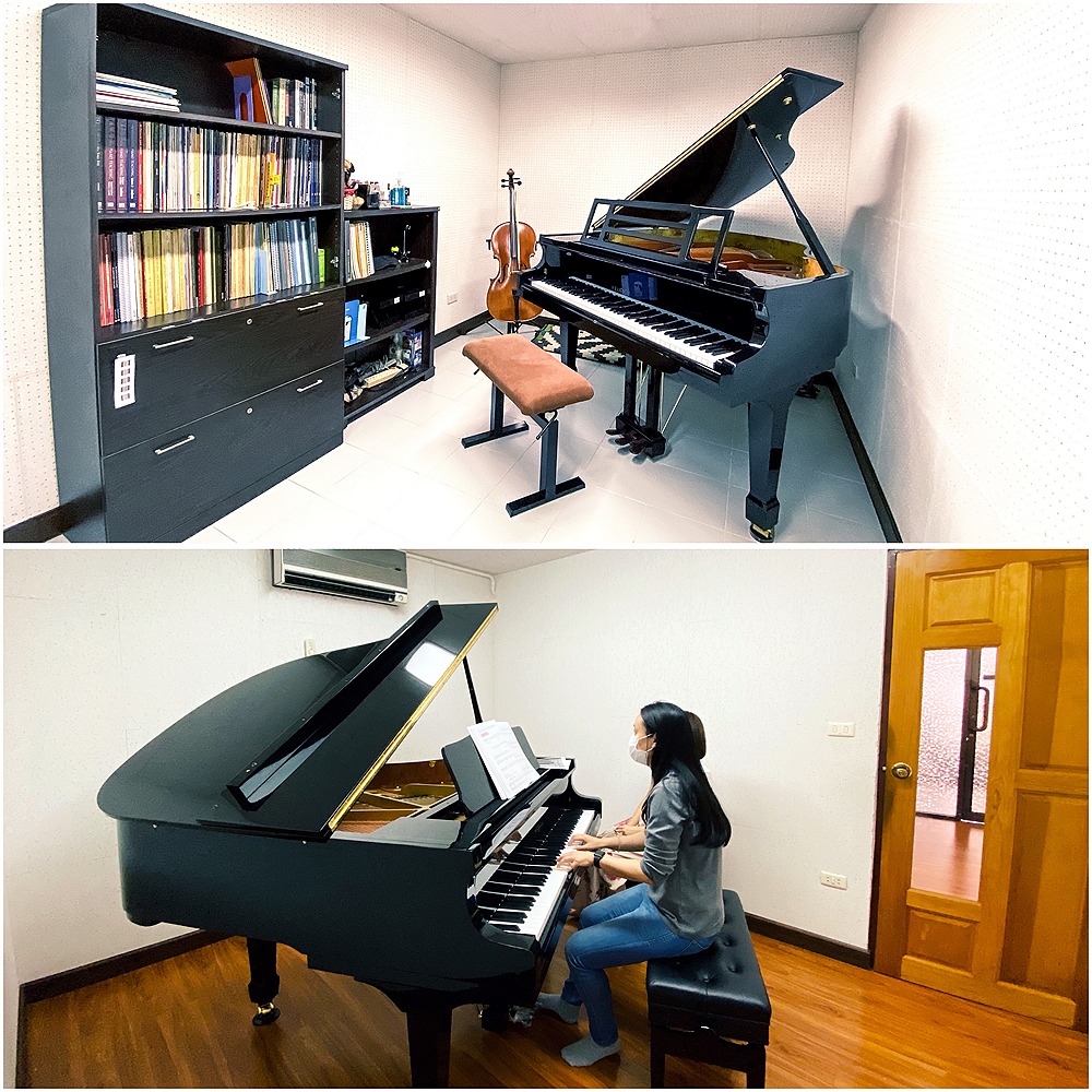 บ้านครูเปียโน - ภายในห้องเรียนเปียโน